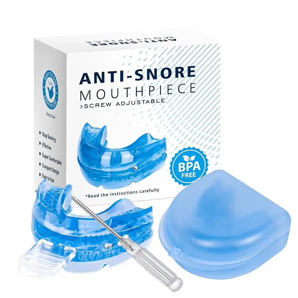 Adjustable Anti Snoring Mouth Guard Anti-Snoring Mouthpiece Sleeping Devices Bruxism Snoring Stopper Improve Sleep Mouthpiece