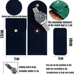 Glut Blue und Black Watch Bag Flanes 10 Hauptverkaufswächter Uhren - №4