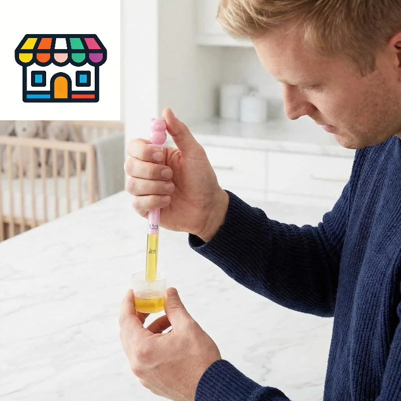 

Baby Dispenser Feeder with Scale Anti Choking Dropper for Children Dropper Gadgets