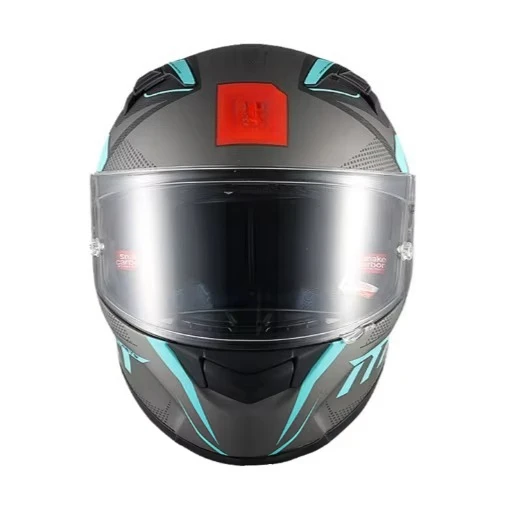 MT Customized Snake Full Face Racing Helmet Glossy Black ABS Quick Release DOT/ECE/CCC Certified New