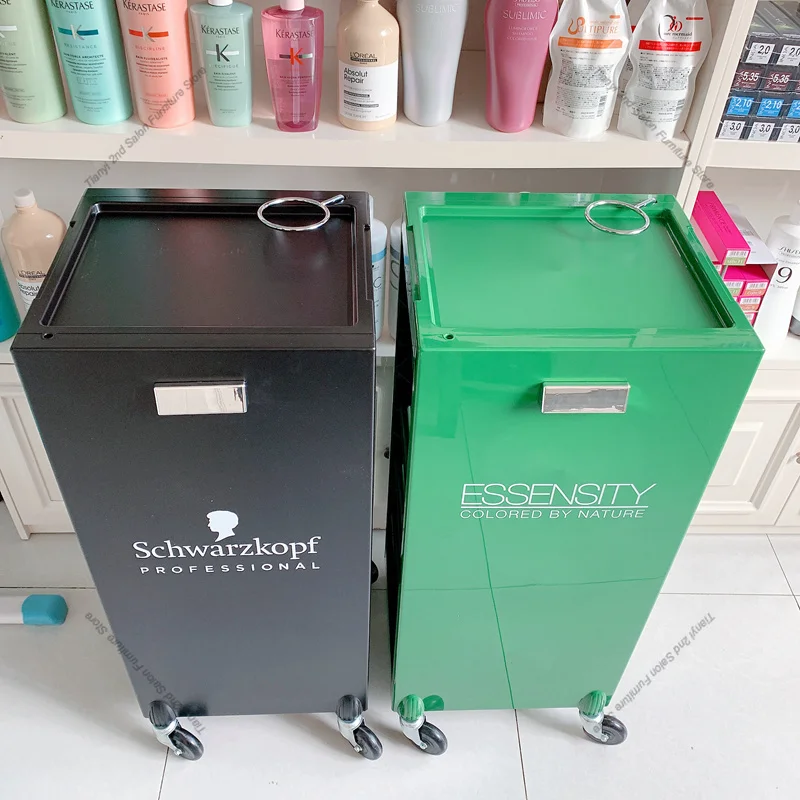Modern Creative Salon Trolley Barbershop Perm & Dye Tool Cart Storage Beauty Salon Trolley Salon Furniture Kosmetik Wagen FYST