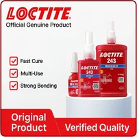 100% Original Loctite 243 fijador de roscas pegamento de tornillo azul pegamento anaeróbico de resistencia media fijador de tornillo 10ml/50ml/250ml
