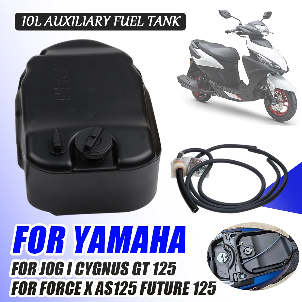 Motorcycle 10L Auxiliary Fuel Tank Gas Petrol Seat Bucket Tank For YAMAHA JOG i 125 CYGNUS GT Future 125 FORCE X AS125 AS 125