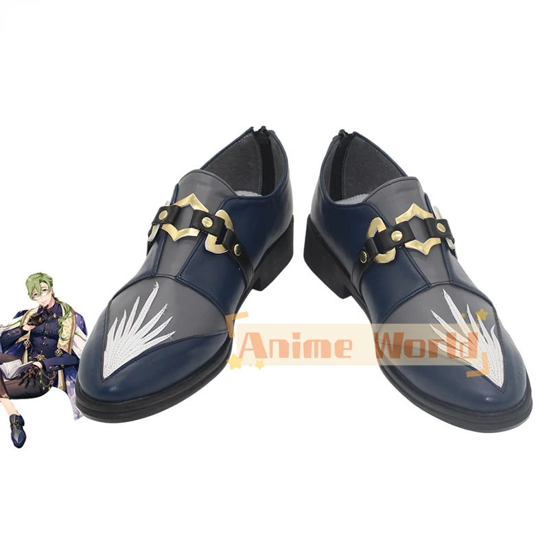 Game Nu: Carnival Olivine Cosplay Shoes PU Leather Shoes Cosplay Prop Halloween Carnival Boots Custom Made