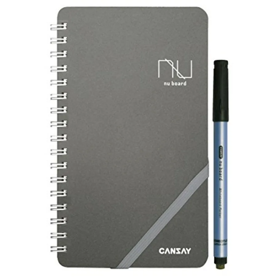 Memo Size 4 x 7 inch International Edition NASH04US08 Whiteboard Notebook - Dry Erase Notebook - Dry Erase Mini Size Board - En