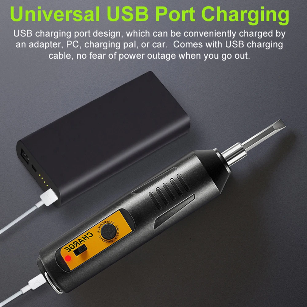 

High Precise Electric Screwdriver Set Multifunctional Screw Driver USB Charging Electronic Repairing Tool for Home Appliances