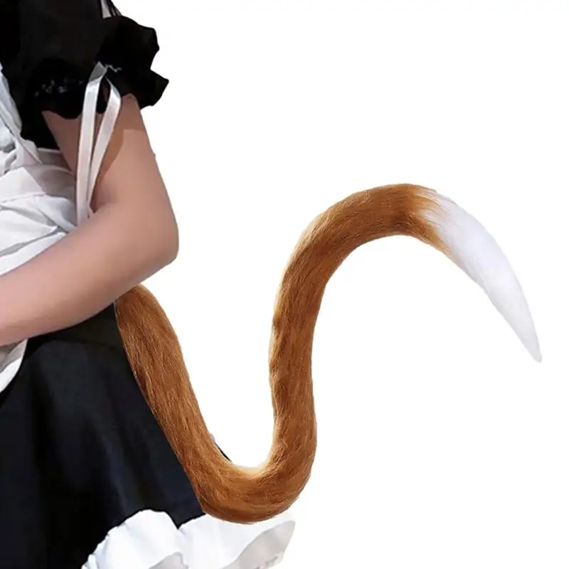 Cauda longa de gato Cosplay Acessórios, Vestido extravagante, Caudas de animais, Vestir Anime, Festa, Carnaval