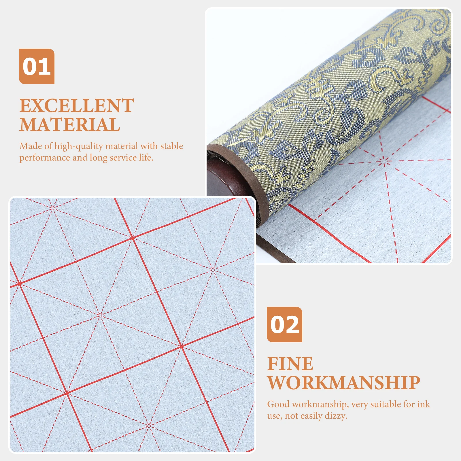 

1Pcs Chinese Water Writing Cloth Scroll Perfect for Calligraphy Practicing Drawing Writing Painting Home Art Wall Scroll