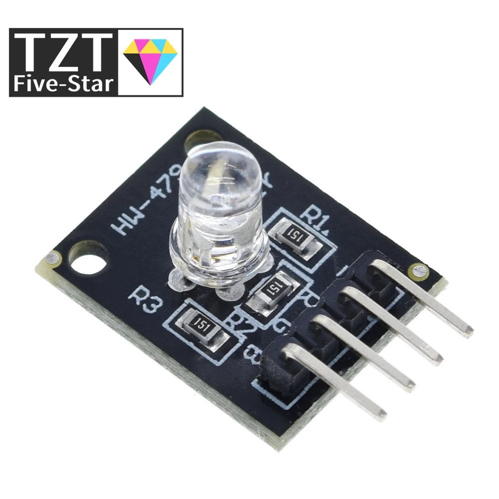 TZT Smart Electronics FZ0455 4pin KEYES KY-016 Three Colors 3 Color RGB LED Sensor Module for Arduino DIY Starter Kit KY016