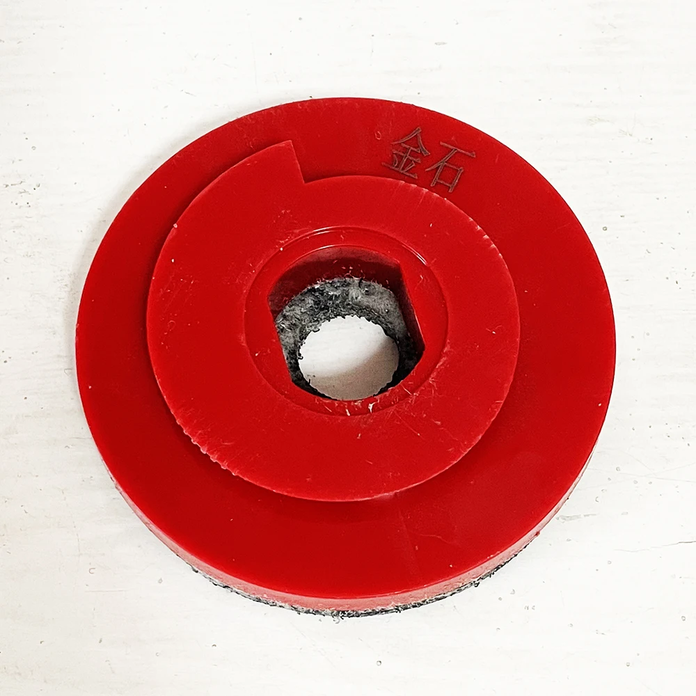 1Pc 4 Inch Snail Lock Snap Foam Back-up Pad With Plastic Base For Connection Of Angle Grinder And Polishing Pad With Snail Lock