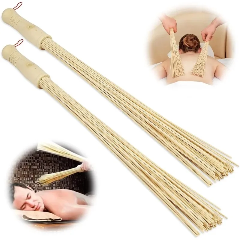 

Massage hammer, Hillylolly 2 packs of China massage sticks, massage tools Gua Sha, fitness tools to relieve pain and fatigue.