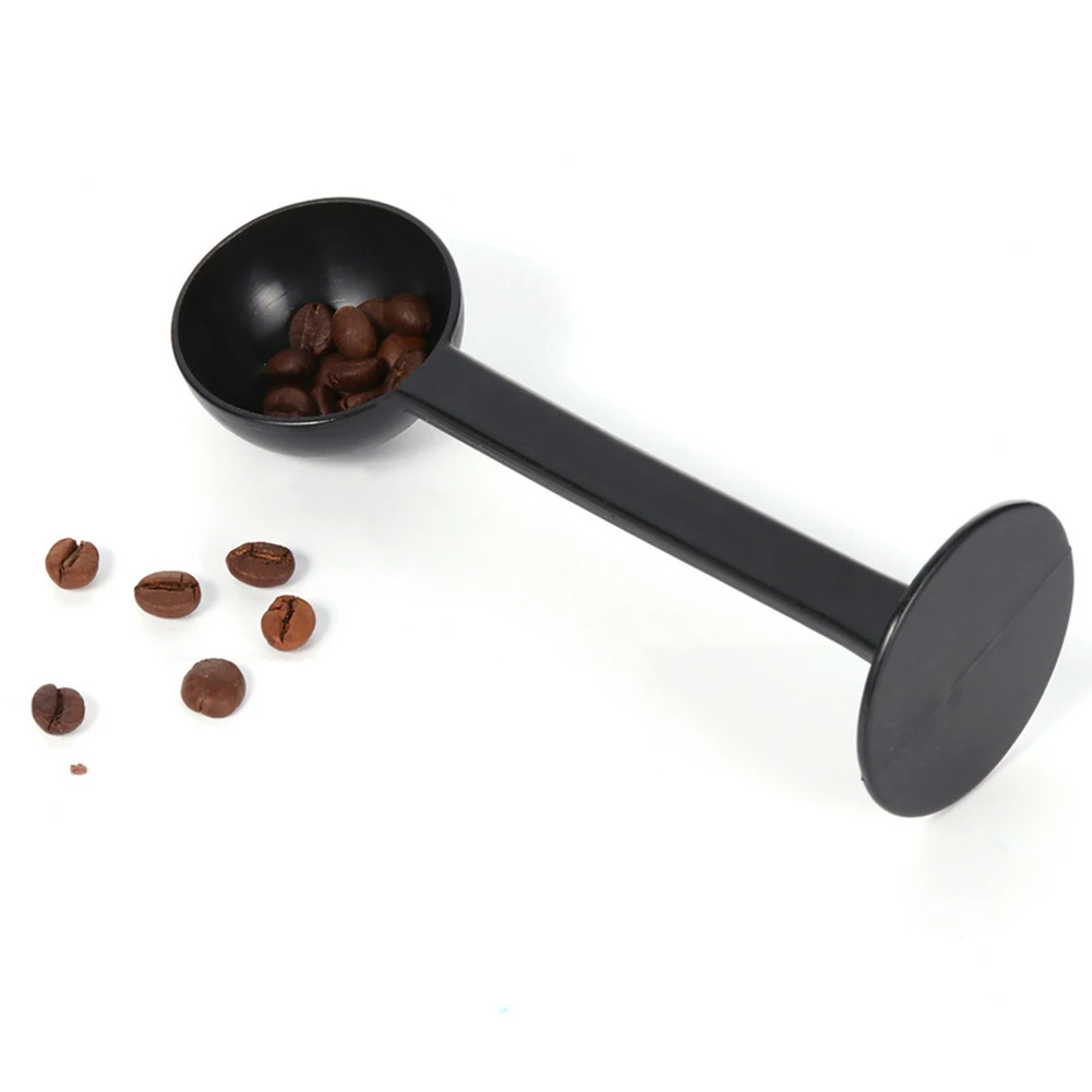 2 In 1 Coffee Spoon 10g Standard Measuring Spoon Dual-use Bean Scoop Powder Press Scoop Coffee Machine Accessories Kitchen Tools