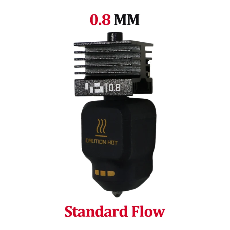 Upgrade P2S/X2D Hotend für Bambu Lab X2D Standard Flow Hotend – Hochwertiger Druck, abnehmbare Düse 0.2 0.4 0.6 0.8 Hotend-Kit