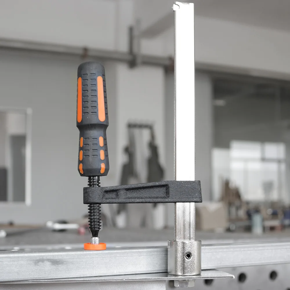 

1Pc Portable Welding Table Clamp, For 2.5-6mm Thickness Welding Workbench D16 Dog Hole Clamp Vertical Workbench Hold Down Clamp