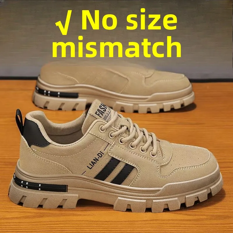 

Men's Work Boots Boots Casual Sports Trendy Shoes Labor Protection Shoes Anti-slip Wear-resistant Construction Site Shoes