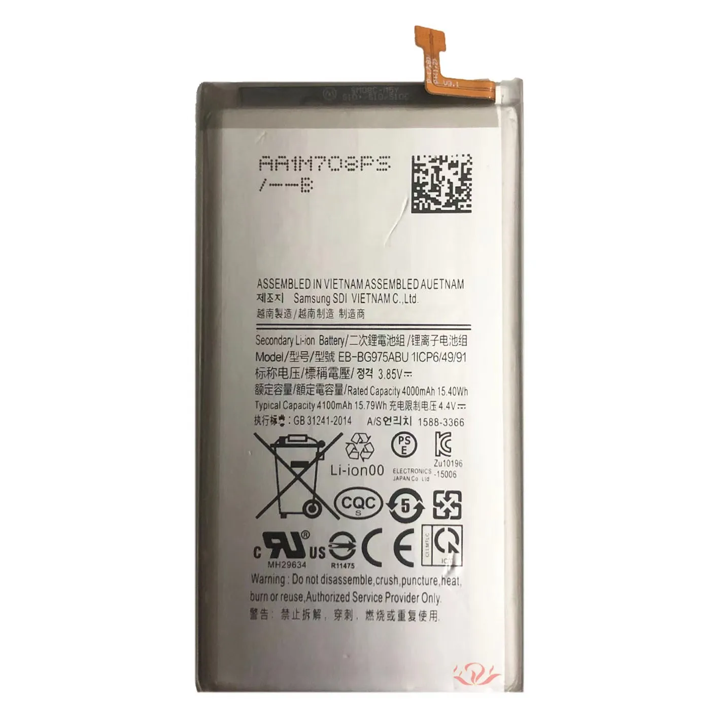 For Samsung Galaxy S10plus EB-BG975ABU original battery, mobile phone battery replacement repair parts, free tools