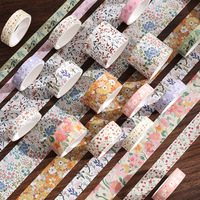 12 Rolls Vintage Floral Tape Set DIY Colored Decorative Masking Tape Journaling  Diamond painting sticker protection