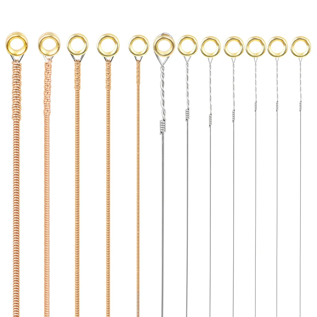 Shuffle12-سلسلة سلاسل الغيتار الصوتية في الفوسفور البرونزية مع طلاء بولي PU التعبئة والتغليف الفردي ملحقات الغيتار الشعبي وقطع الغيار