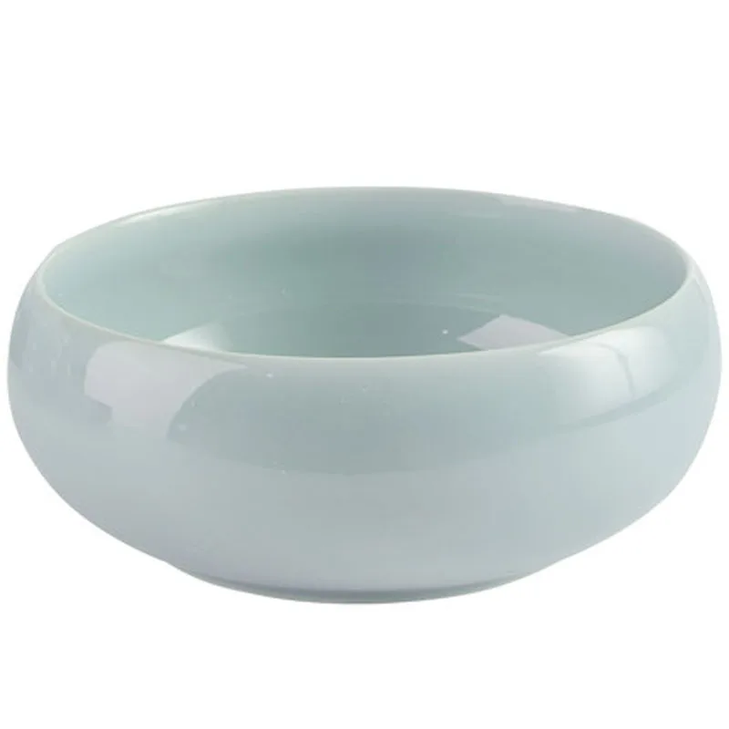 Ink Brush Washer Ceramic Water Pot Calligraphy Water Container Chinese Brush Rack Rest Office Study Stationery