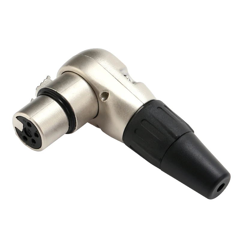 Neutrik RC4MR/RC4FR 4-adriger 90°-Biegeanschluss ° XLR Symmetrischer Stecker R Audio XLR Lötanschluss – Detail 7
