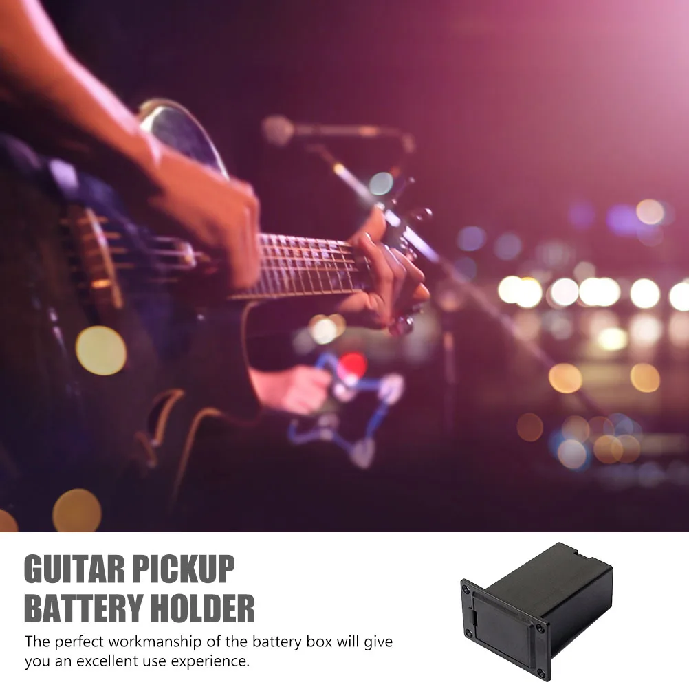 

3 Pcs Guitar Pickups Bass Accessories Plectrum Case Acoustic Mini Holder Electric Instruments
