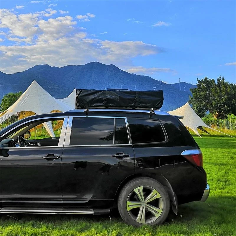 High Quality 4X4 Offroad Aluminum Hard Shell Roof Top Tent 4 Person Four-Season Waterproof Automatic Opening Outdoor Supplies