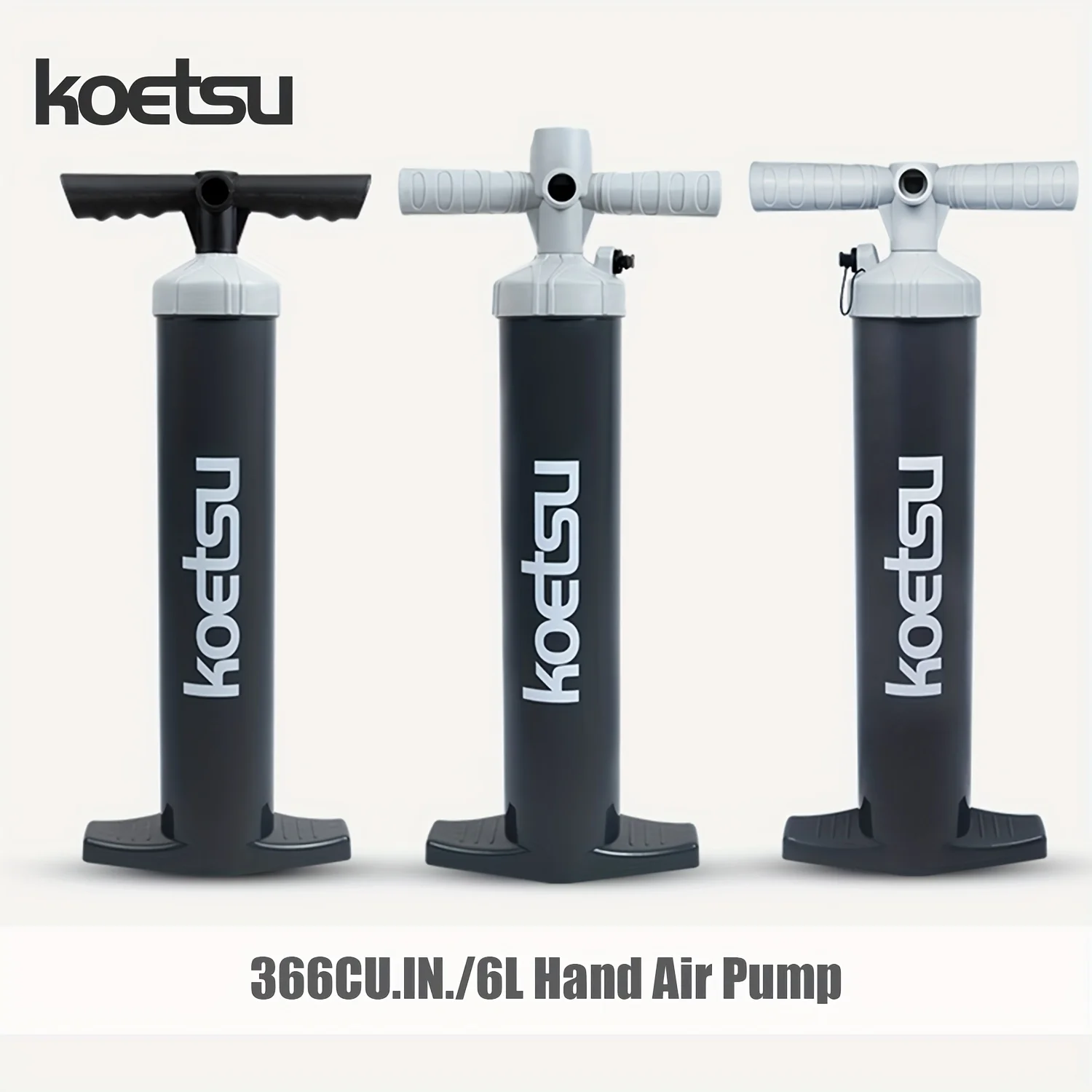 

KOETSU 6L High-Pressure Hand Air Pump Multi-Functional Adapter Inflatable Paddle Boards Kayaks