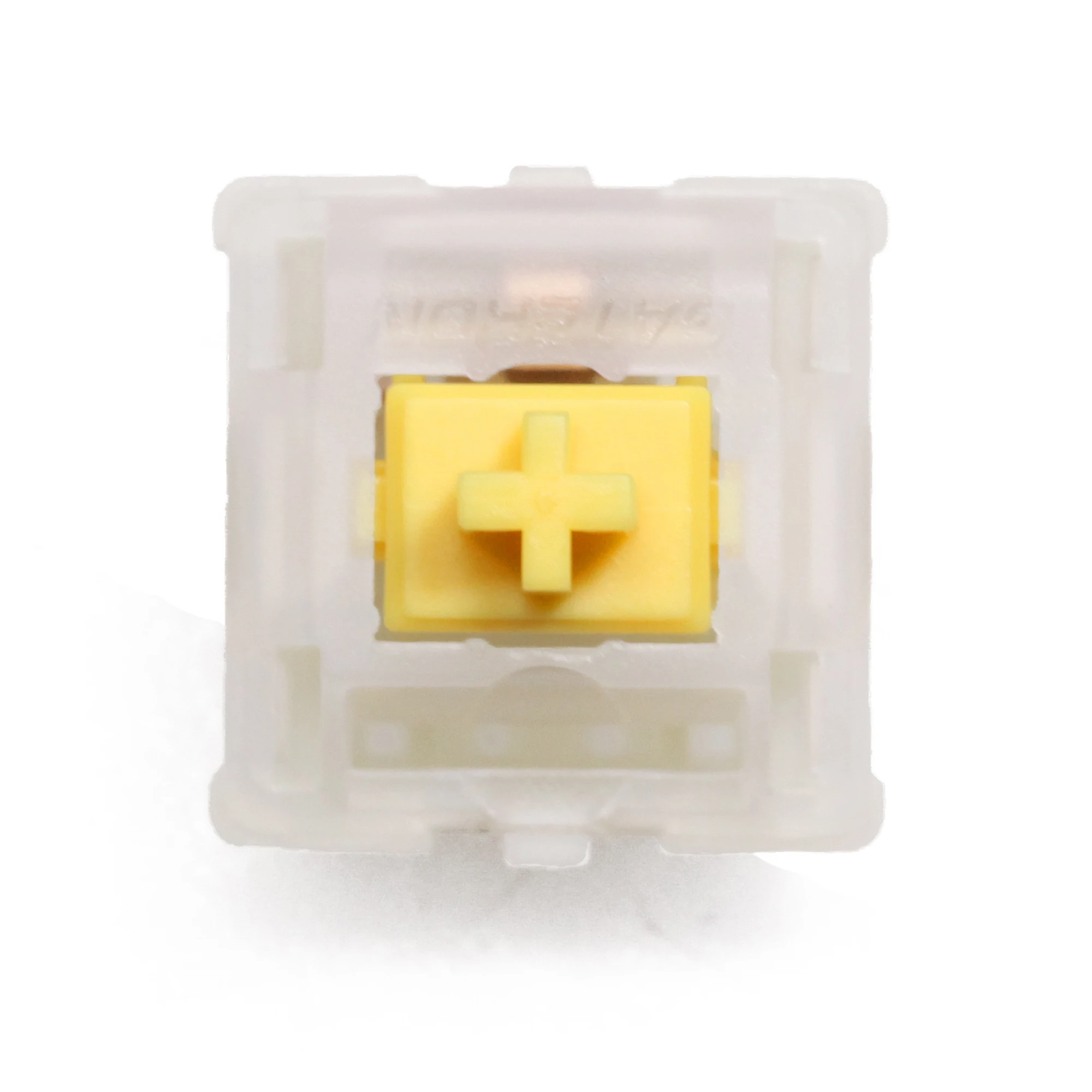 

Механическая клавиатура Gateron CAP молочно-желтого цвета Pro V2, 5-контактные переключатели, линейные переключатели, 63 г