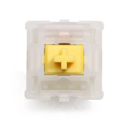 Gateron CAP Milky Yellow Pro V2 Mechanical Keyboard 5 Pin Switches Linear Switches 63g