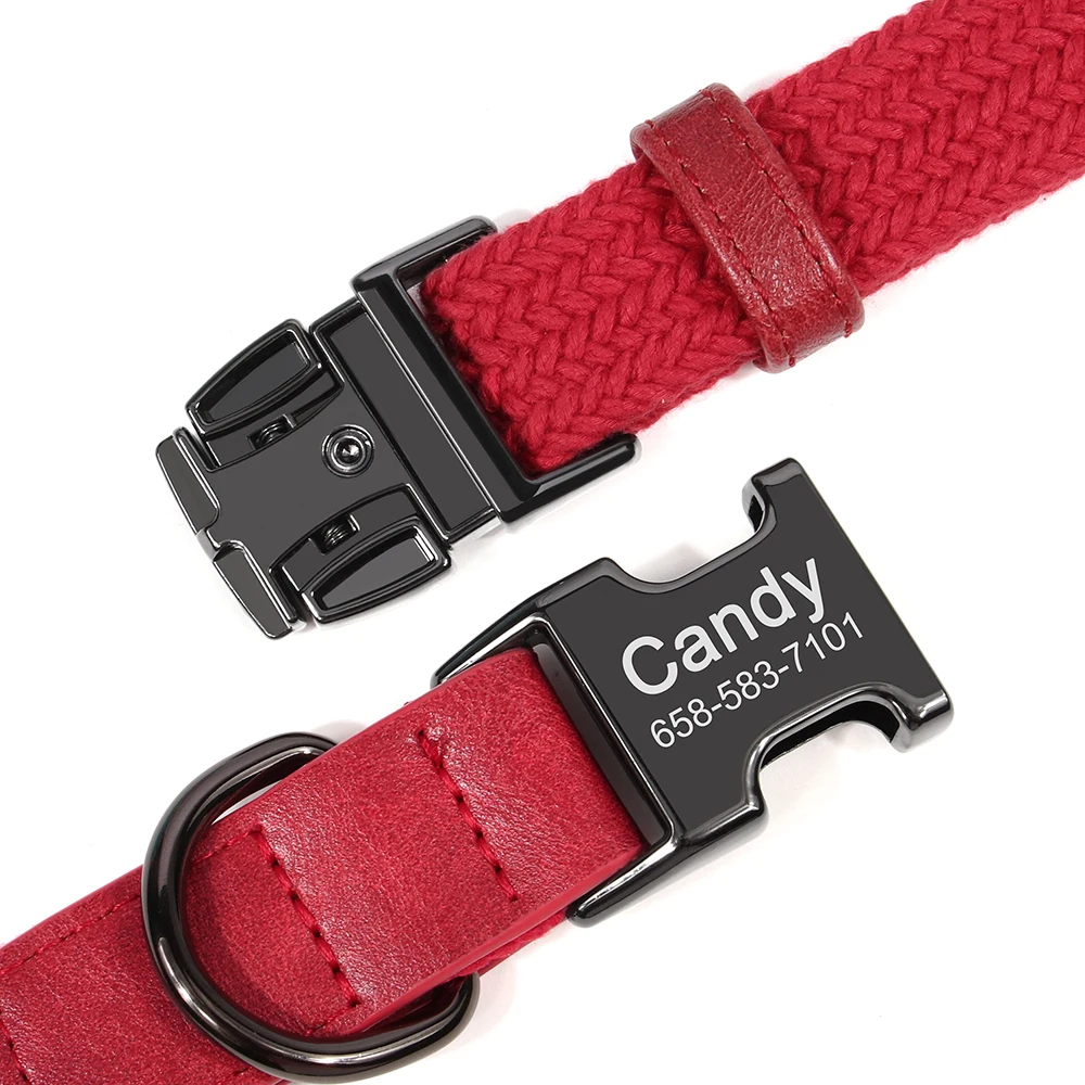 Collar de Nailon Personalizado - Reflective Dog Collar Personalized Engraved reseña y precio