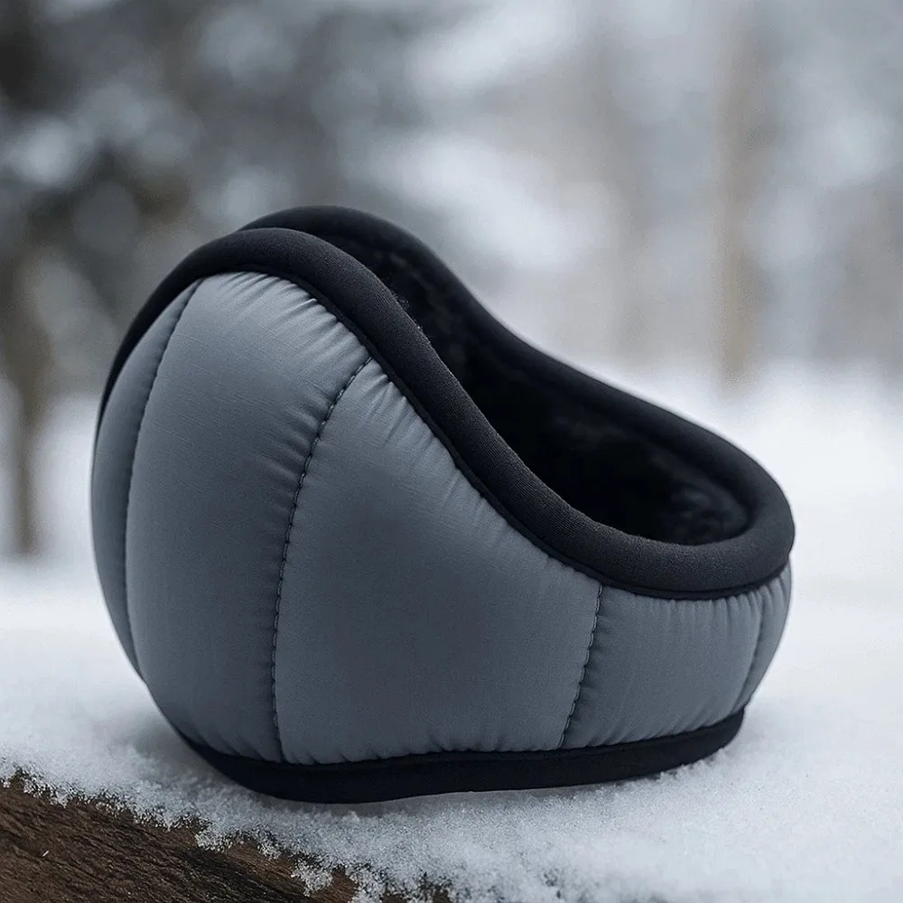 Fashion Ear-Protecting Winter Men's Earmuffs Windproof Warm Earmuffs Foldable Cold-Proof Ear Cups Men