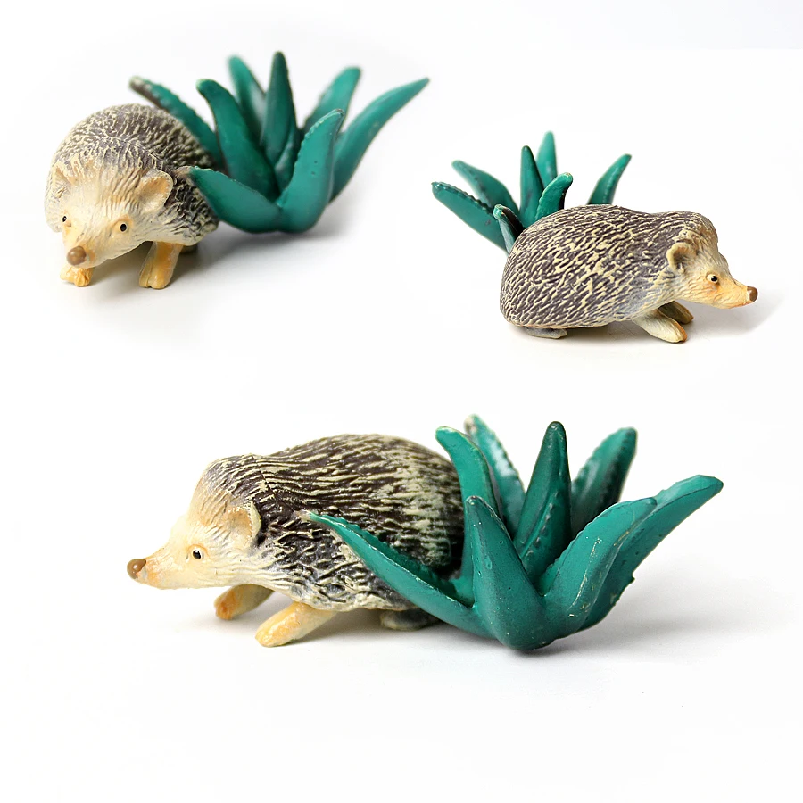 Figurines d'animaux de la jungle et du zoo en plastique, modèles de jouets kasgehog, décoration de gâteau, cadeau de collection, faveur de fête, décoration d'intérieur réaliste