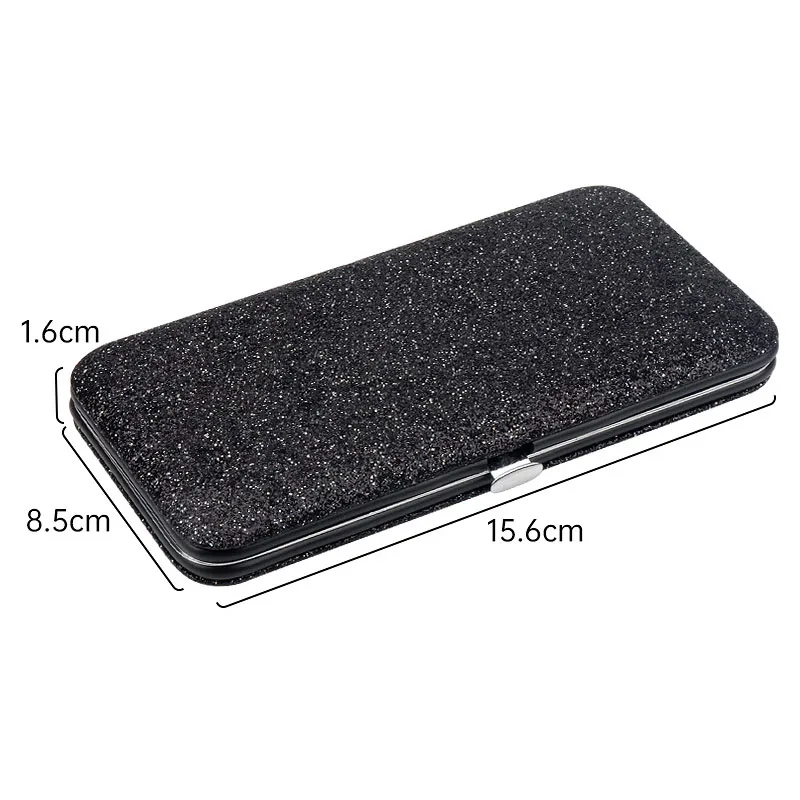 まつげエクステンションピンセット収納ボックス 7スロット 光沢のあるデザイン オーガナイザーケースバッグ ピンセット、まつげブラシ、アプリケーター収納用