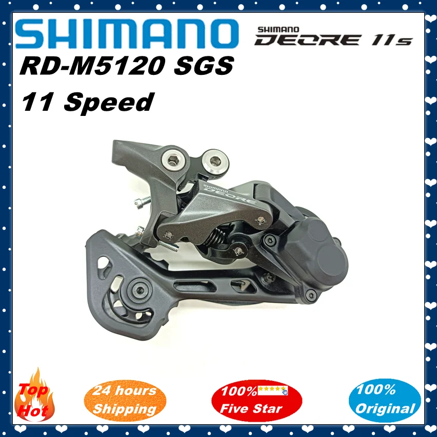 Shimano Deore M5100 M5120 SGS Rear Derailleur 11V Shadow Long Cage 11 Speed Mountain Bike Bicycle Derailleur Original Bike Parts