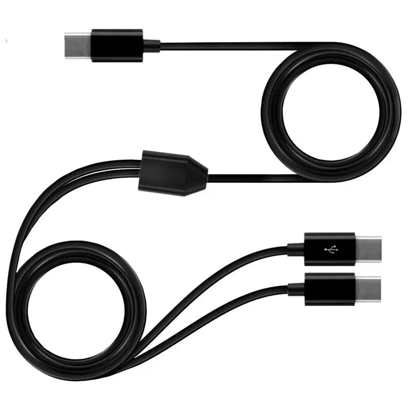 Image of 0,5 m 1,5 m 2 m USB 2.0 Typ-C auf 2/3/4/6 Typ-C männliches Y-förmiges Splitter-Datensynchronisierungs- und Ladeanschluss-Adapterkabel