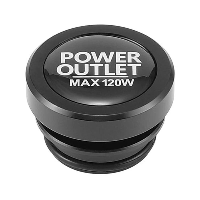 

A70F Car Outlet Cover 12V Power Socket Plug Cover Aluminum Dustproof Plug Caps for Car Power Port Outlet