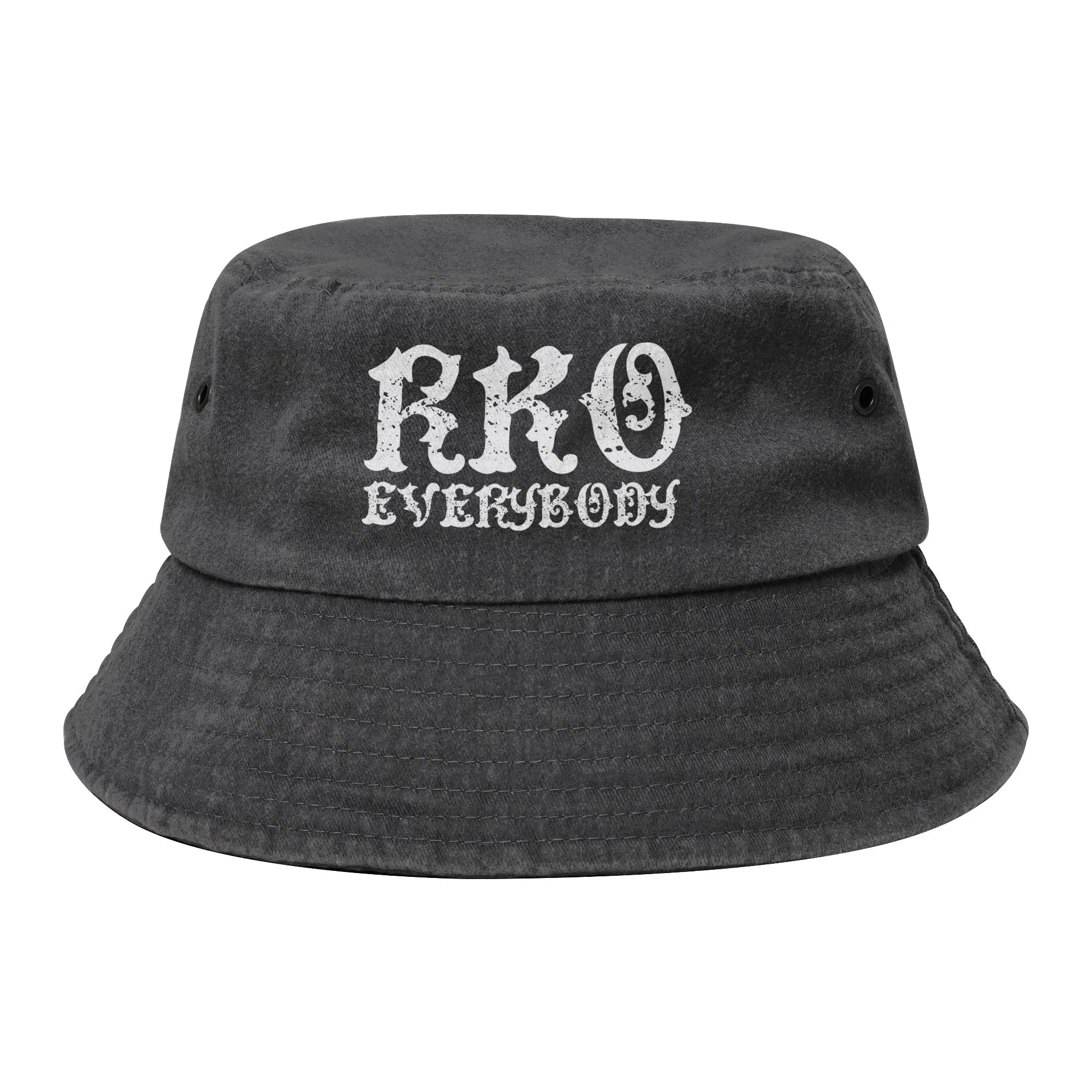 Randys Ortons RKO Everybody  Women Men Bucket Hat Accessories Denim Cotton Fisherman Cap Vocation Headwear Bob Hat