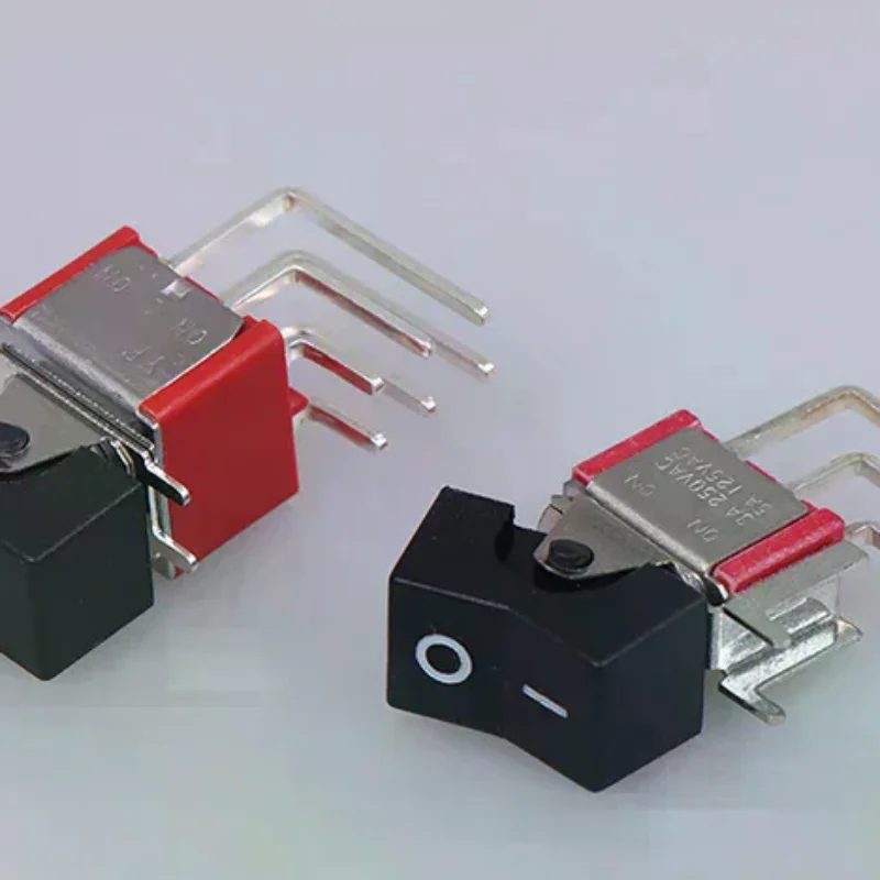 

RLS-202-A4-00 Rocker Arm Connector Ship Type Button Rocker Bent Feet Side Switch