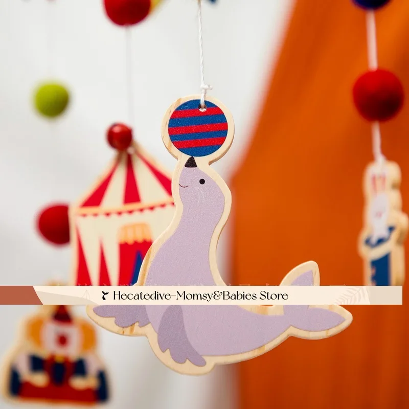 

【Must Have】Baby Rattles & Mobiles Whimsical Circus Friends Collection​ educational toys newborn mini decorations baby things