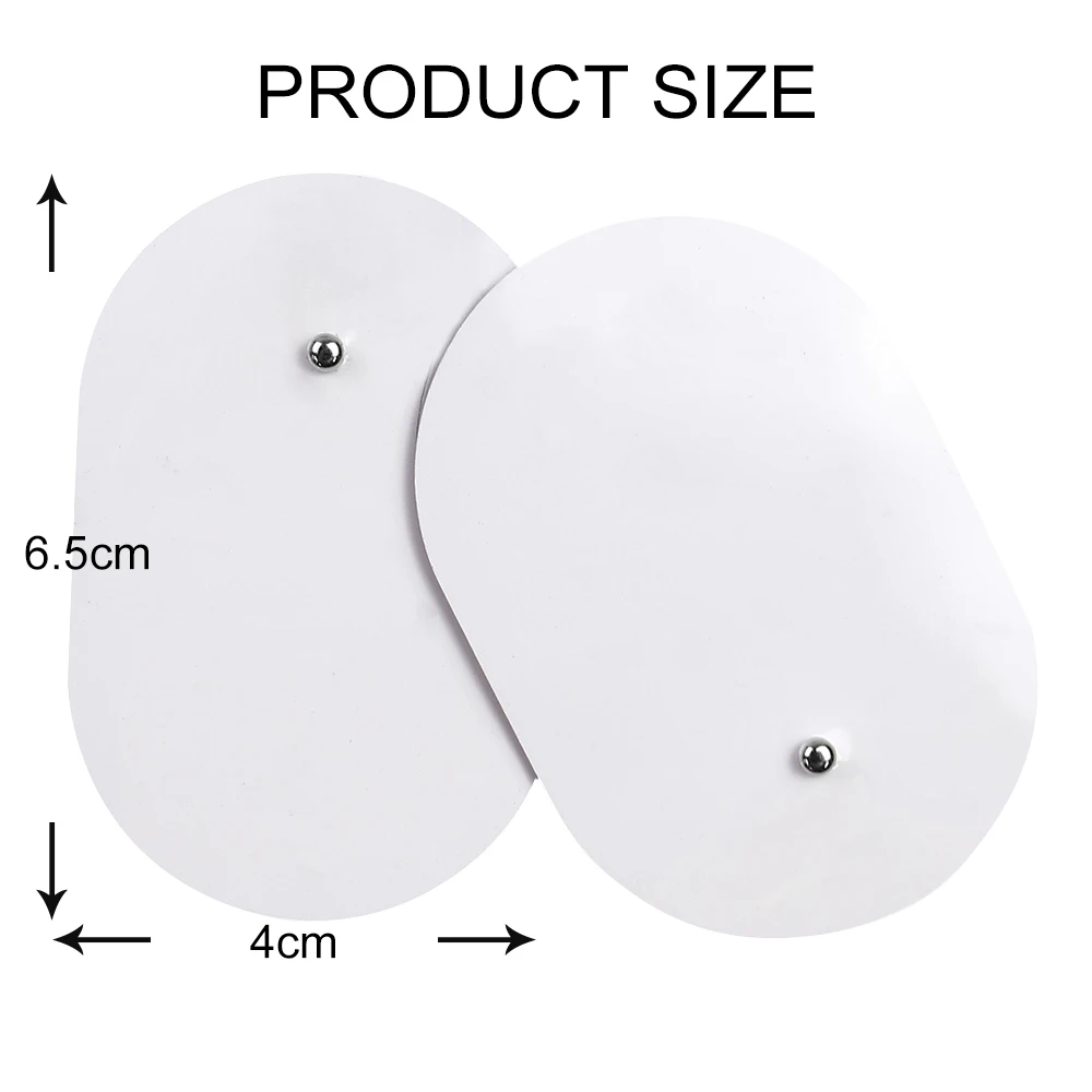 10/100pcs Replacement Electrode Pads for Tens EMS Massager Self Adhesive Gel Electrode Patches Reusable 4x6cm First Aid Training
