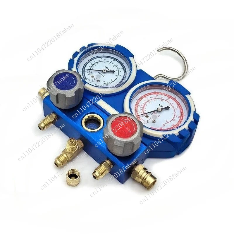 VMG-2-R22-B R410a/R134a/R32 Air Conditioner Fluorine Set Refrigerant Pressure Dual Gauge