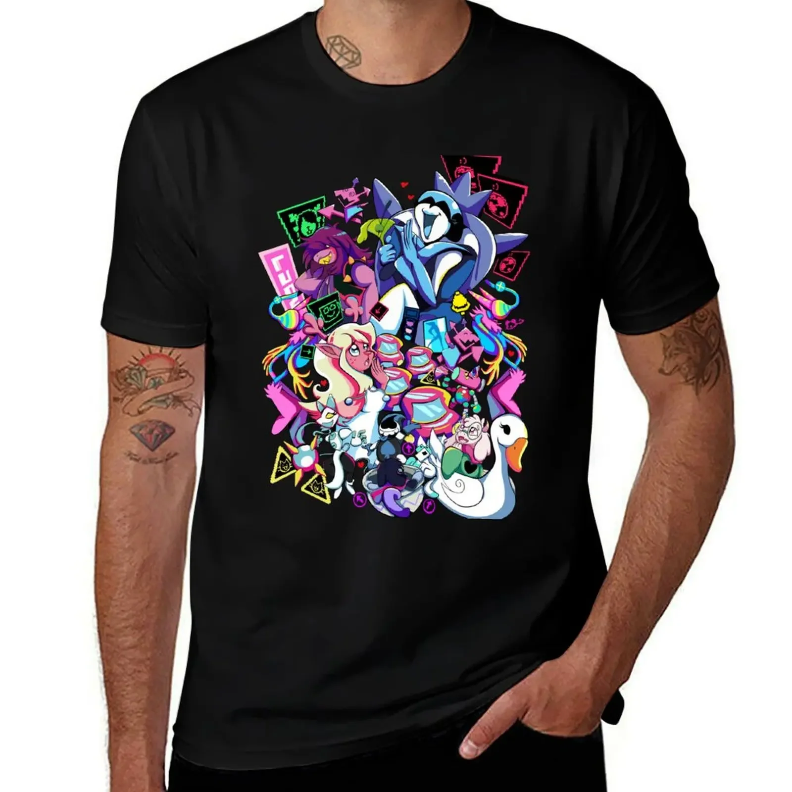 DELTARUNE - Chapter 2 T-Shirt graphic shirts plus sizes sweat mens graphic t-shirts anime