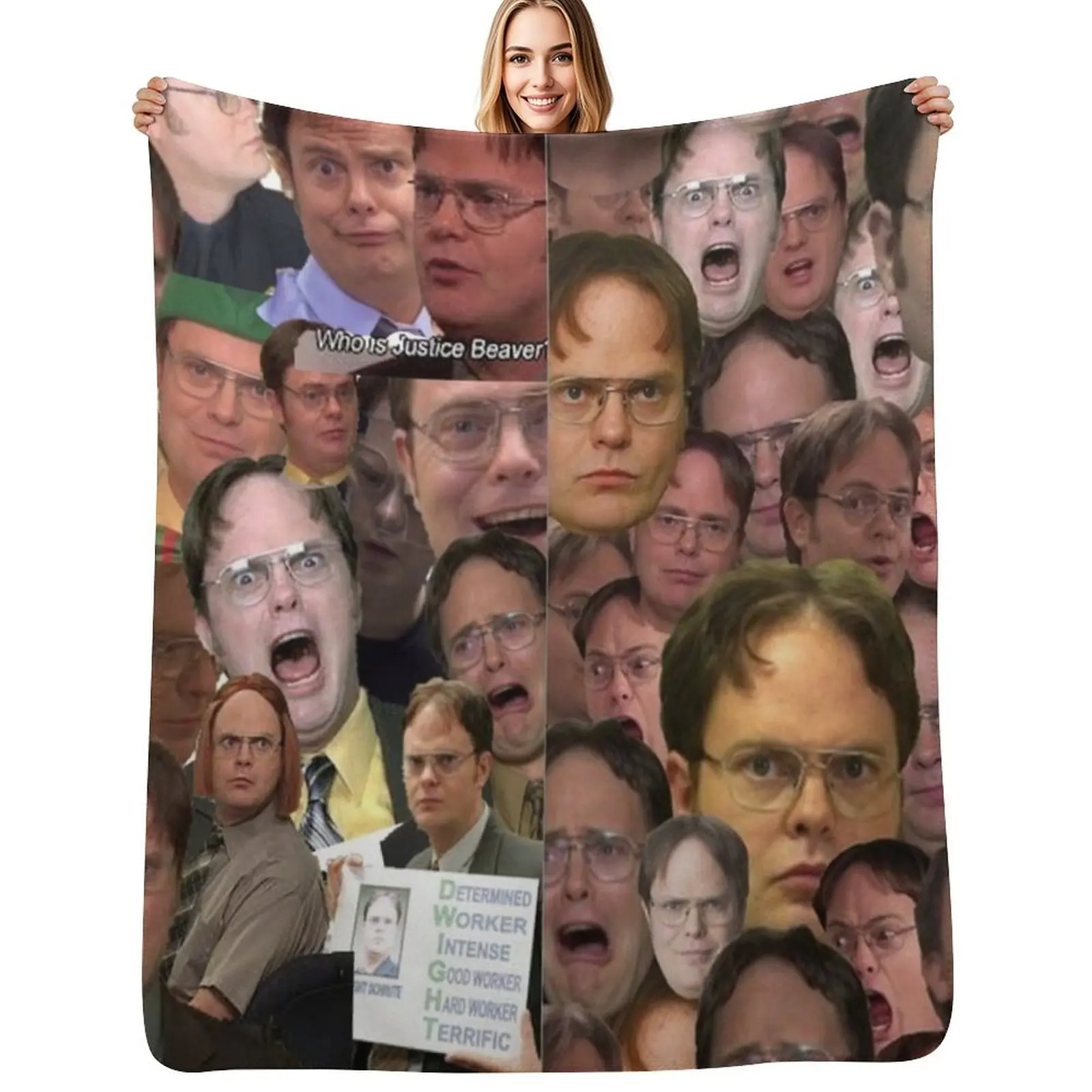 Dwight Schrute - The Office Throw Blanket Baby Blankets For Bed Luxury Thicken Thermal Hairys for winter Blankets