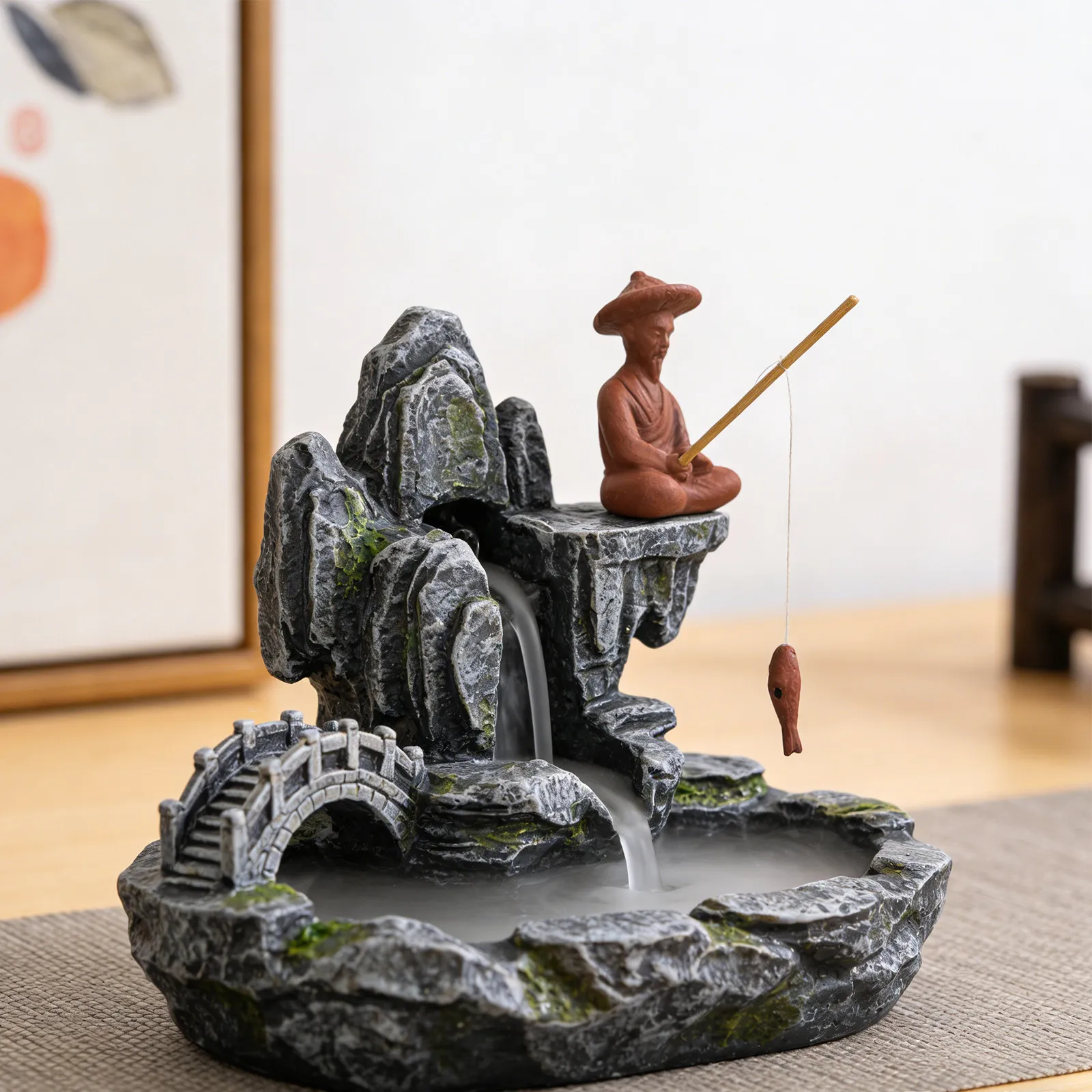 Miniature de Vieil Homme Pêche - Mini Bonsai Zen Garden avis et prix