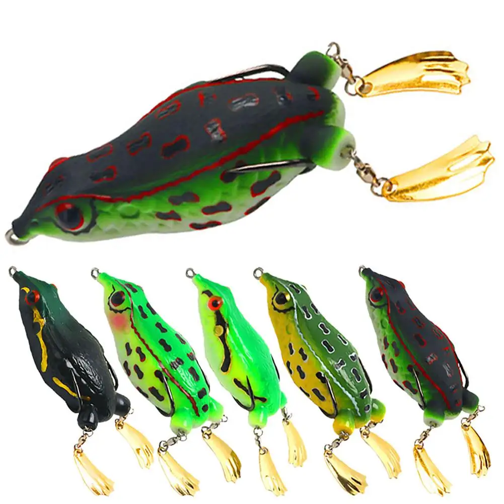 12cm 25g Fishing Lures Kit Realistic Frog Floating Lure Soft Baits With Hooks Suitable For Freshwater Saltwater Artificial Bait