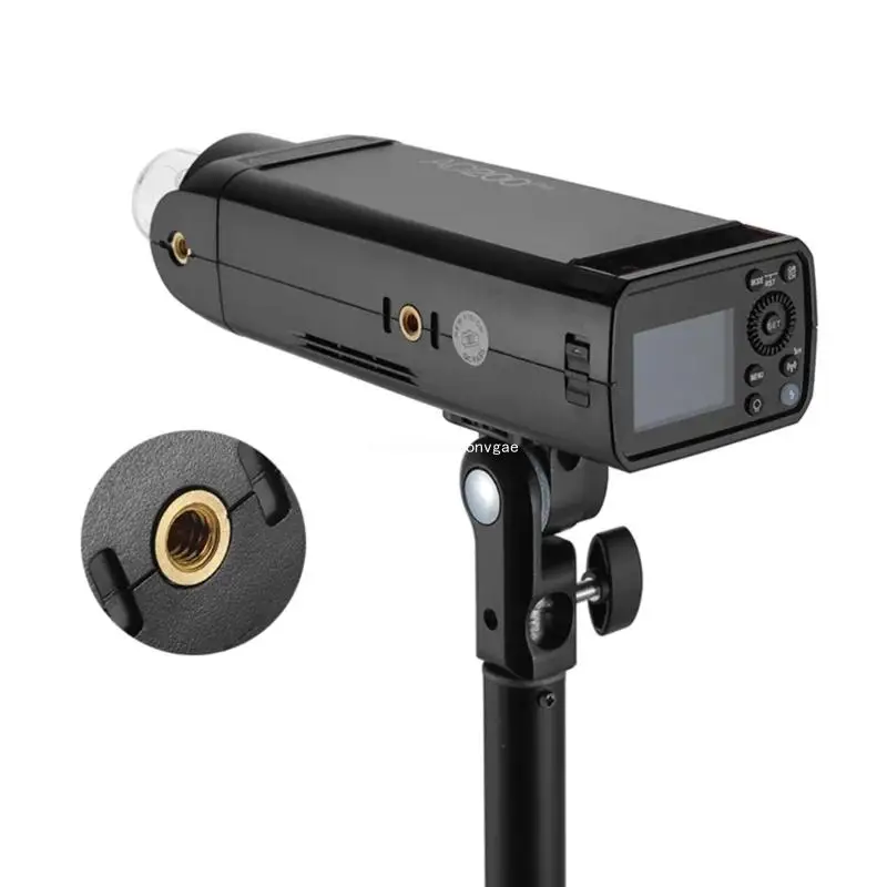 

Camera Light Stand Conversion Head Bracket Adapter Mount with 1/4 Screw New Dropship