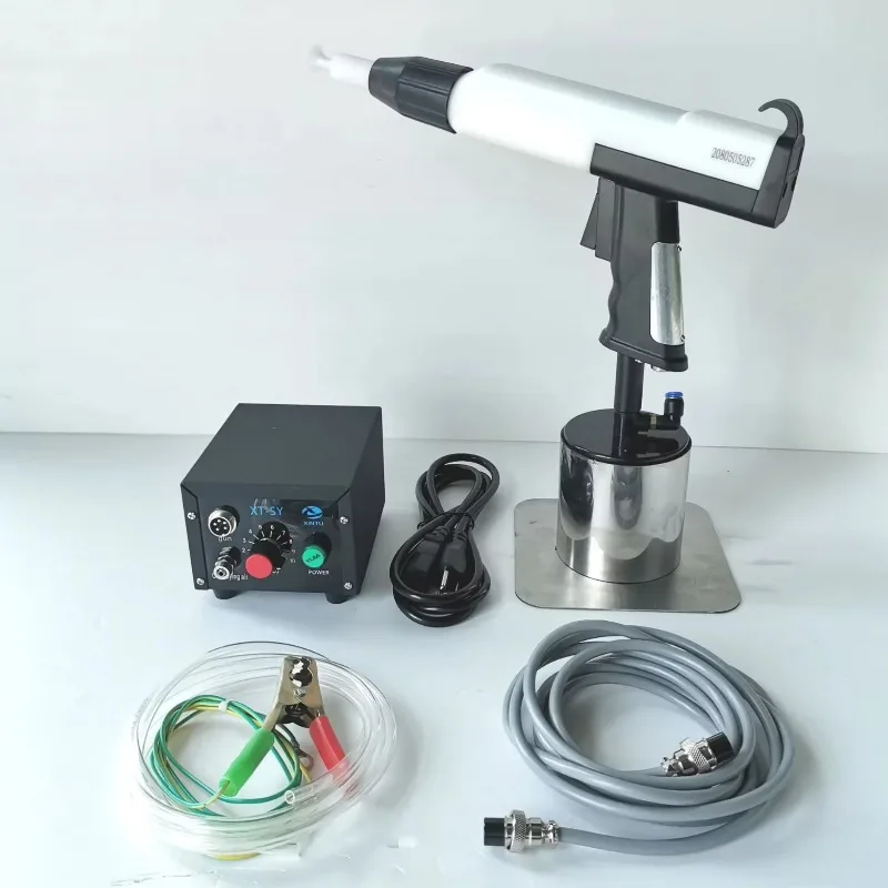 110V/220V Portable Powder Coating Spraying Machine Includes WX-SY Spray Gun for Surface Treatment Powder Spraying Gun