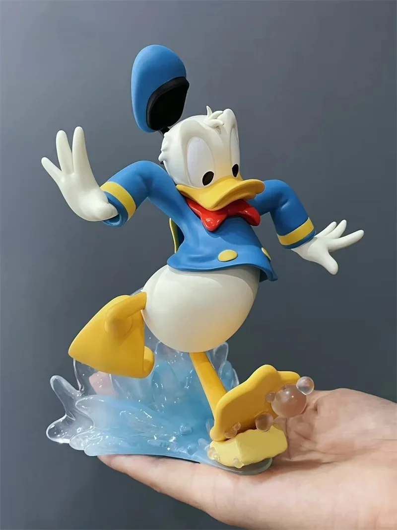 Disney Slide Duck Tide Donald Duck Magic Storm Desktop Decoration Anime Action Figure Cute Stitch Gift Chrismas Gift Toys