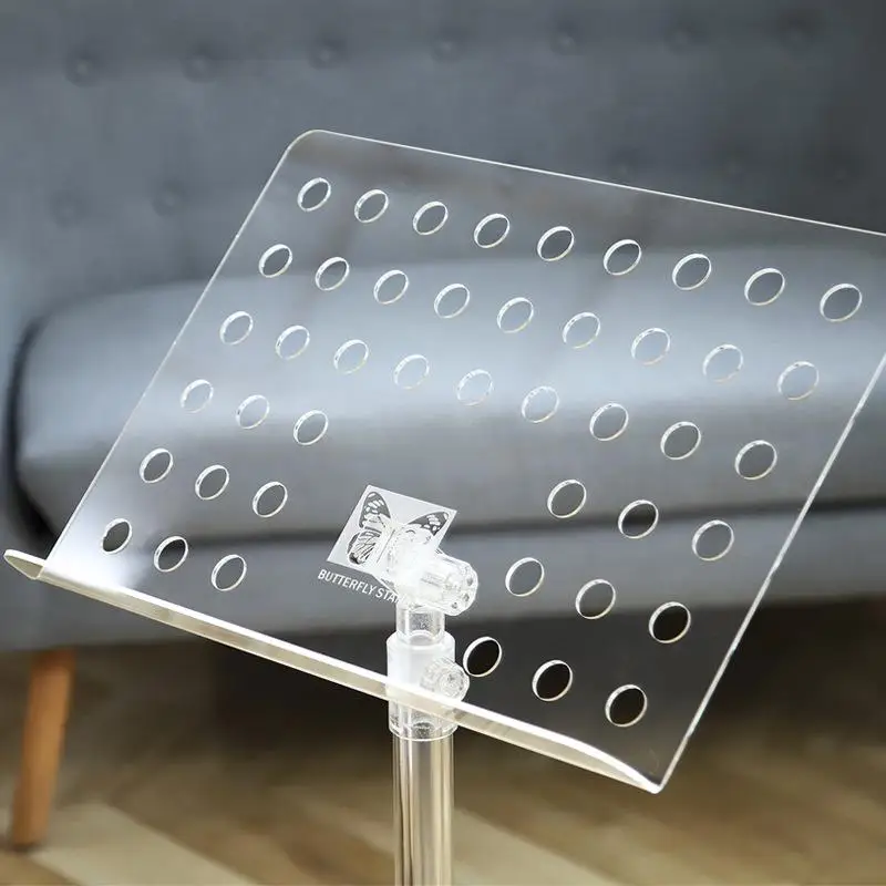 Transparent Multihole Music Stand Musical Instrument Stage Performance Practice Professional Accessory Acrylic Music Stand