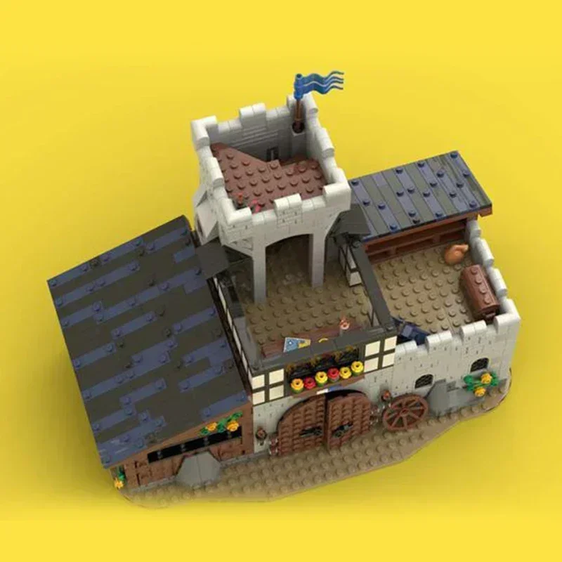 Klocki konstrukcyjne Moc Starożytny Wzór Stodoła na Sowy Klocki Techniczne DIY Zestaw do Składania Zabawki Konstrukcyjne dla Dzieci Prezenty Świąteczne